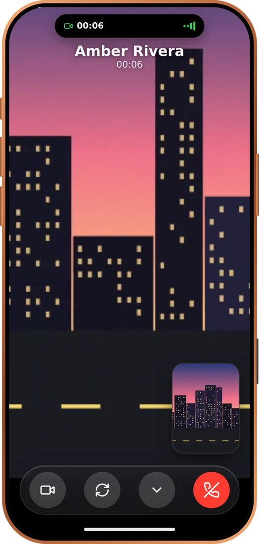 Real video calls
