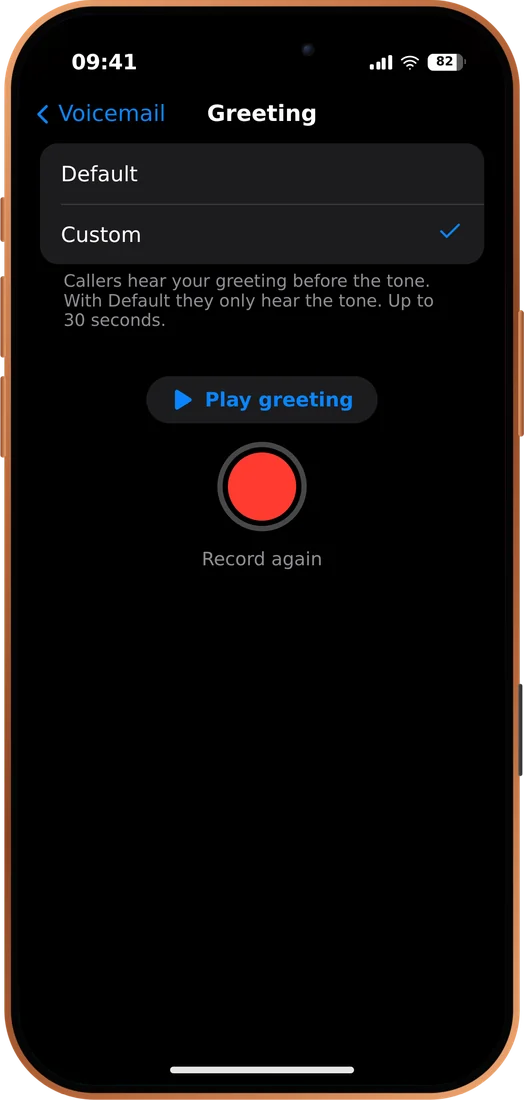 Your own voicemail